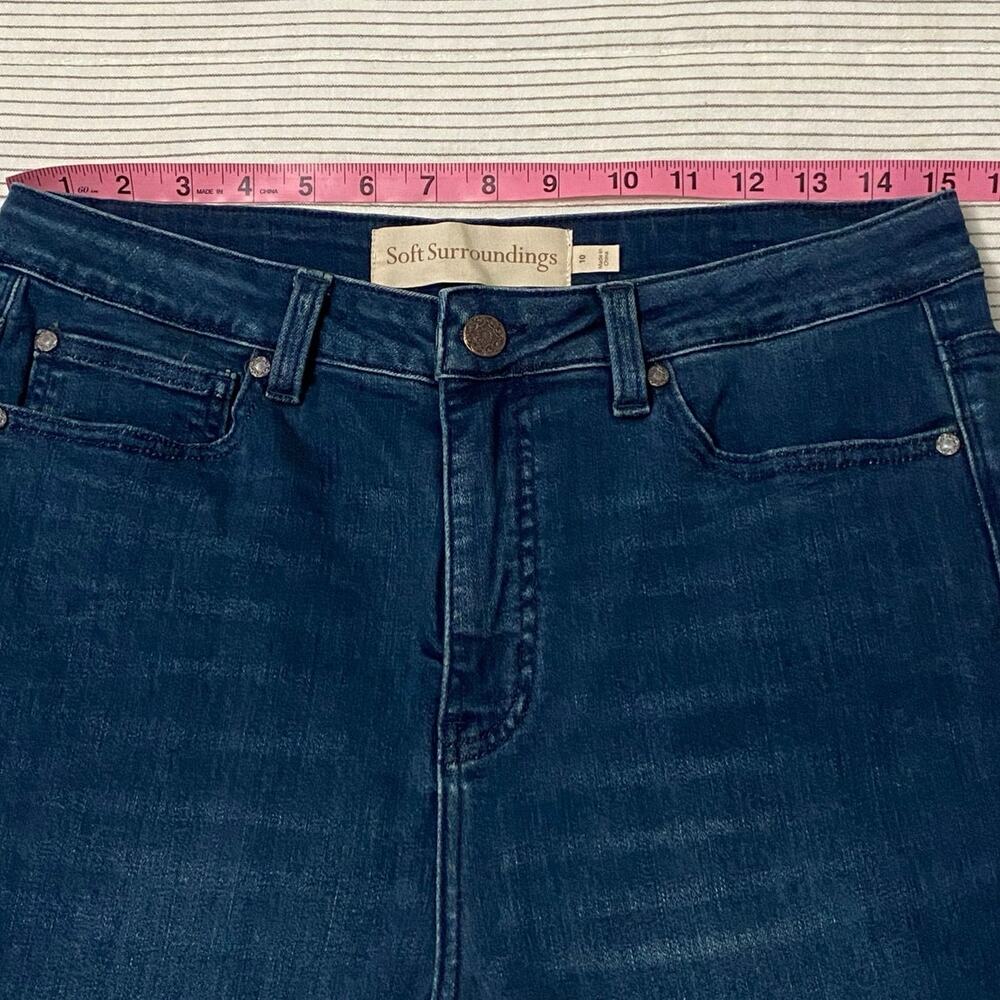 Soft Surroundings Ultimate High Rise Bootcut Strech Jeans Womens Size 10 Casual - Picture 9 of 10